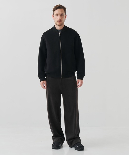 ma1 ma-1 「CASHMERE CASHMERE」CASHMERE/SILK/WOOL MA-1 メンズの画像