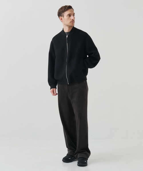 ma1 ma-1 「CASHMERE CASHMERE」CASHMERE/SILK/WOOL MA-1 メンズの画像