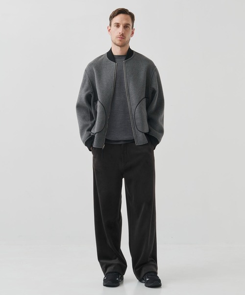 ma1 ma-1 「CASHMERE CASHMERE」CASHMERE/SILK/WOOL MA-1 メンズの画像
