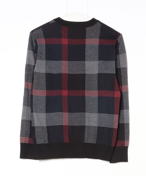 極美品 ブラックレーベルクレストブリッジ Vネックセーター LL 羊毛 黒 BLACK LABEL CRESTBRIDGE（ブラックレーベル クレストブリッジ） 長袖