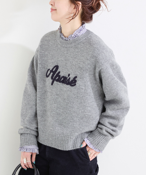 B.C STOCK（ベーセーストック） ニット セーター 手洗い可 / サガラ