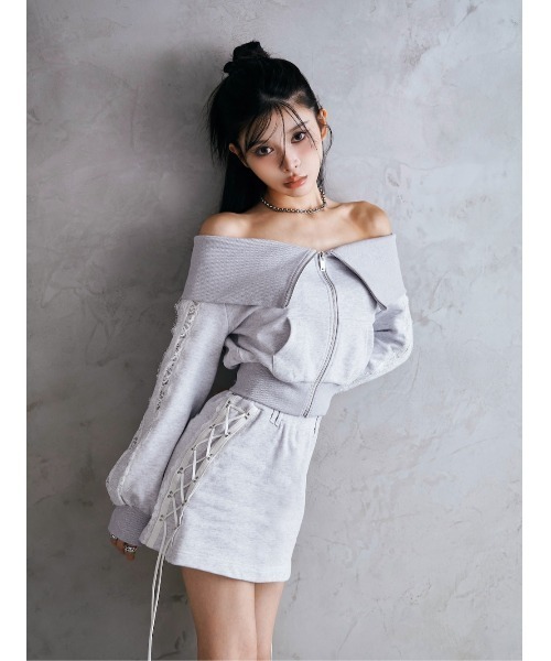 「Darich」 キュロット FREE グレー レディース_画像6