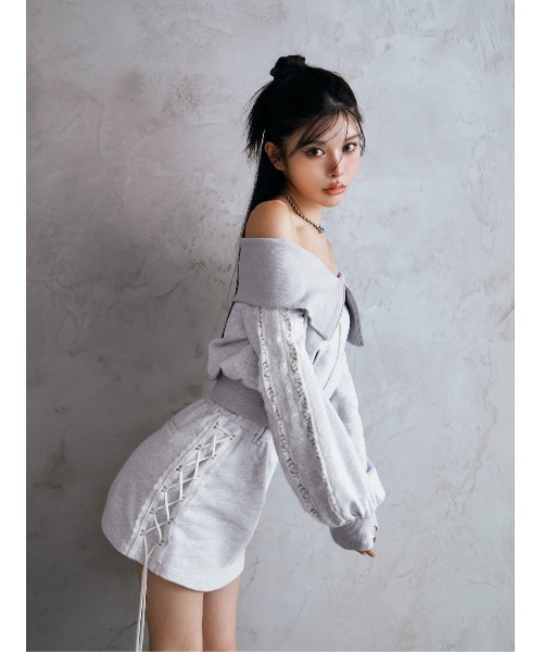 「Darich」 キュロット FREE グレー レディース_画像7