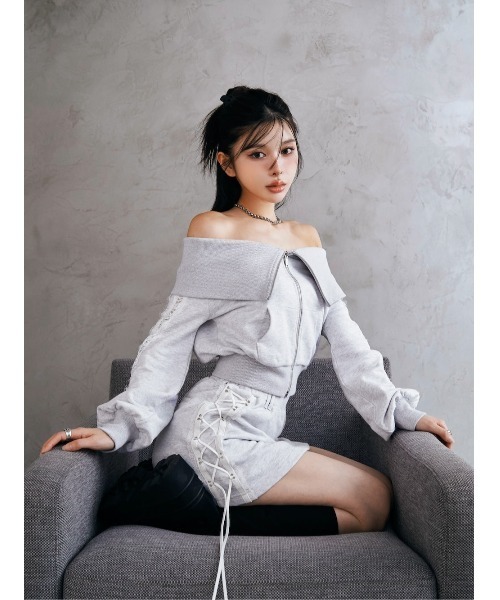 「Darich」 キュロット FREE グレー レディース_画像8