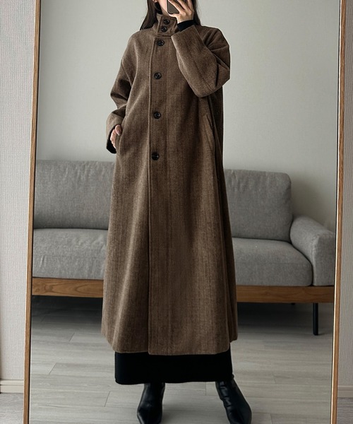 Louere（ルエレ） コート X-LARGE ブラウン レディース : ZOZOTOWN