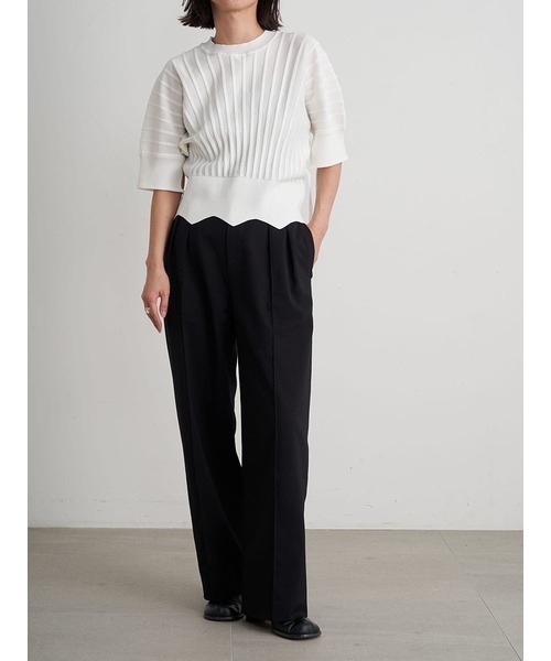 MIESROHE（ミースロエ） ノースリーブニット FREE ホワイト レディース