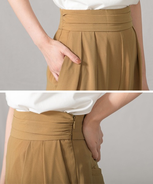 「Gready Brilliant」 「favori」パンツ 38 キャメル レディース_画像3