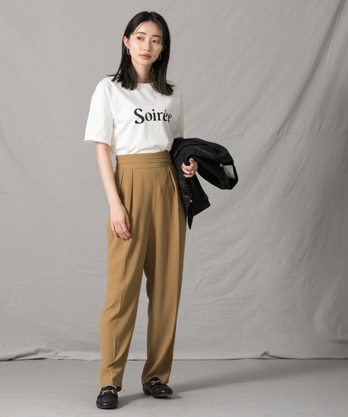 「Gready Brilliant」 「favori」パンツ 38 キャメル レディース_画像7