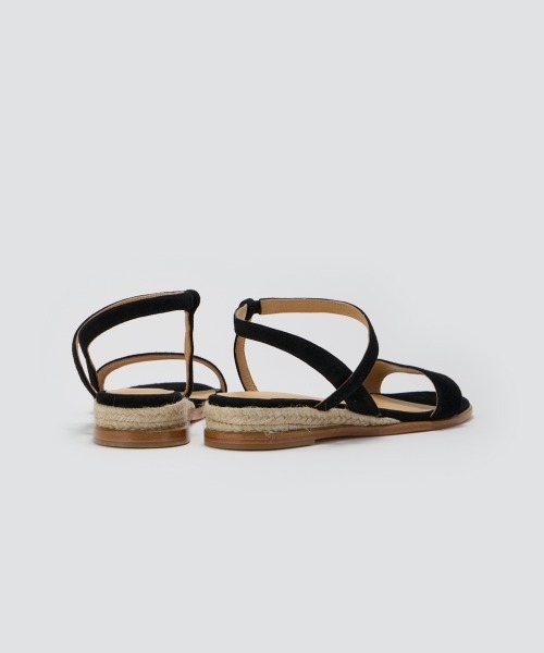 サンダル ACACIA サンダル 3.0cm BLACK レディースの画像