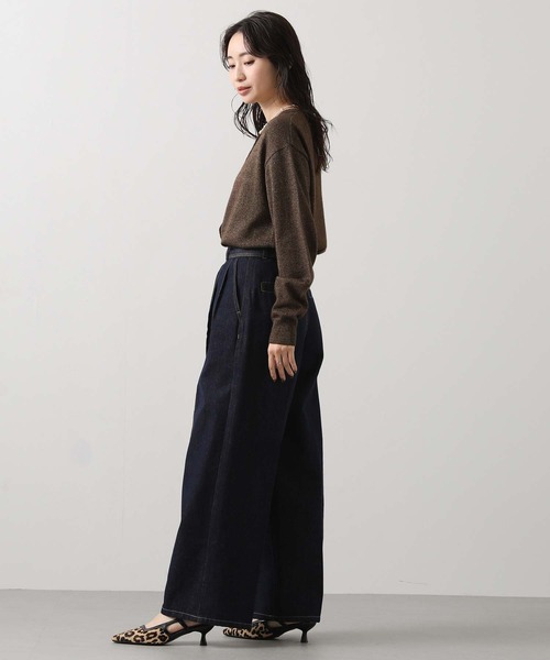 「Gready Brilliant」 ニットカーディガン FREE グレー レディース_画像5