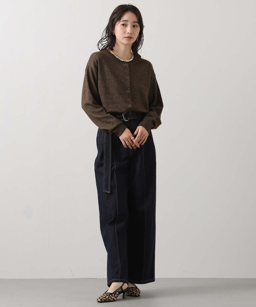 「Gready Brilliant」 ニットカーディガン FREE グレー レディース_画像7