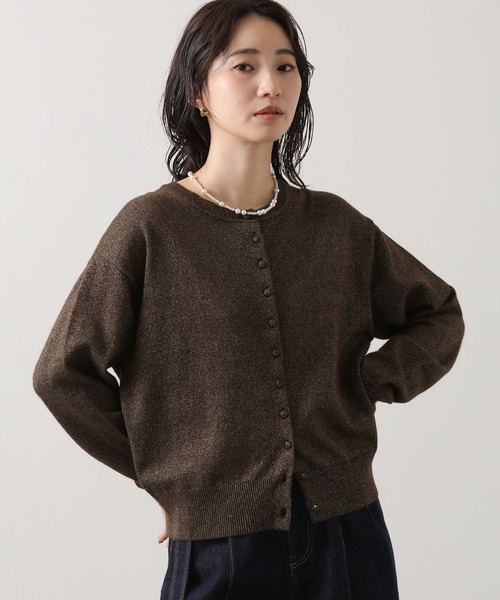 「Gready Brilliant」 ニットカーディガン FREE グレー レディース_画像8