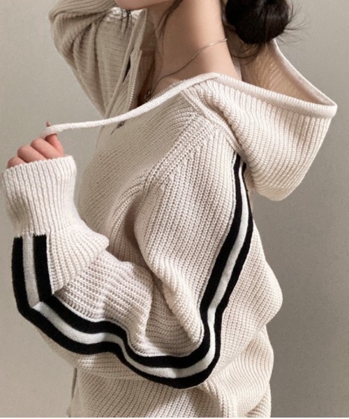 「DIAVEL」 ニットカーディガン M ブラック レディース_画像3