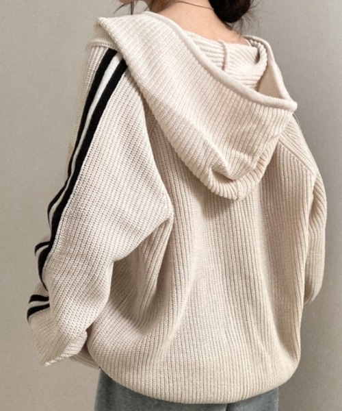 「DIAVEL」 ニットカーディガン M ブラック レディース_画像4