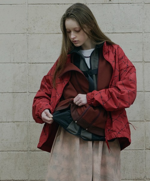 「AIVER」 ブルゾン LARGE テラコッタ メンズ_画像4