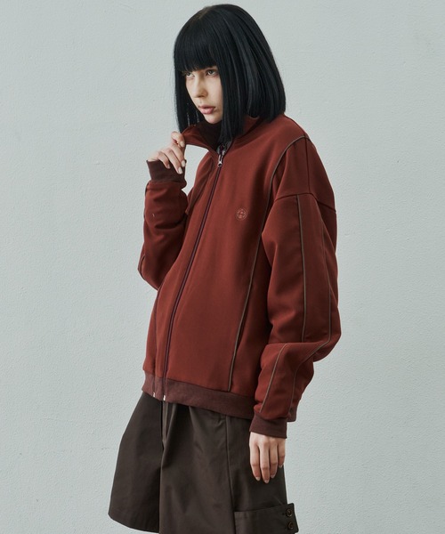 「AIVER」 ブルゾン LARGE テラコッタ メンズ_画像7