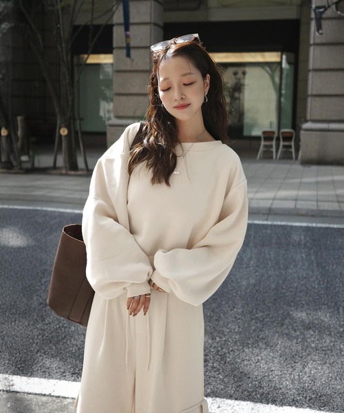 「classicalelf」 スウェットカットソー SMALL アイボリー レディース_画像9