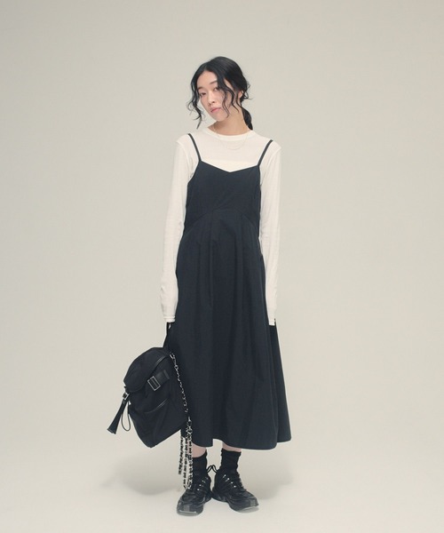 ワンピース 「eL」Sleek Line Cami One-piece/645558 : ZOZOTOWN Yahoo
