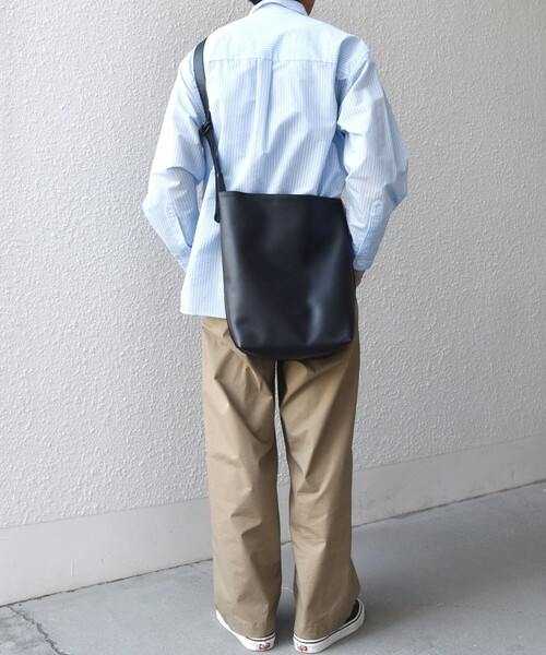 SHIPS any ショルダーバッグ any: スムースレザー コンビ メンズ SHIPS any ショルダーバッグ any: スムースレザー コンビ メンズ