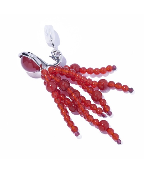 イヤリング 「IRIS 47」tarantella red agate earring/タランテラ レッドアゲート イヤリング BO250 レディースの画像