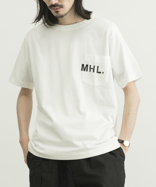 「MHL.」 半袖Tシャツ MEDIUM ブラック メンズ_画像9