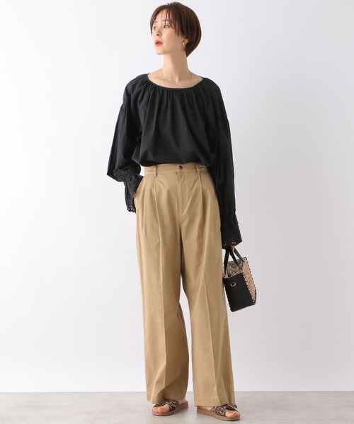 「LEPSIM」 長袖ブラウス FREE ブラック レディース_画像5