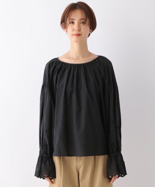 「LEPSIM」 長袖ブラウス FREE ブラック レディース_画像9