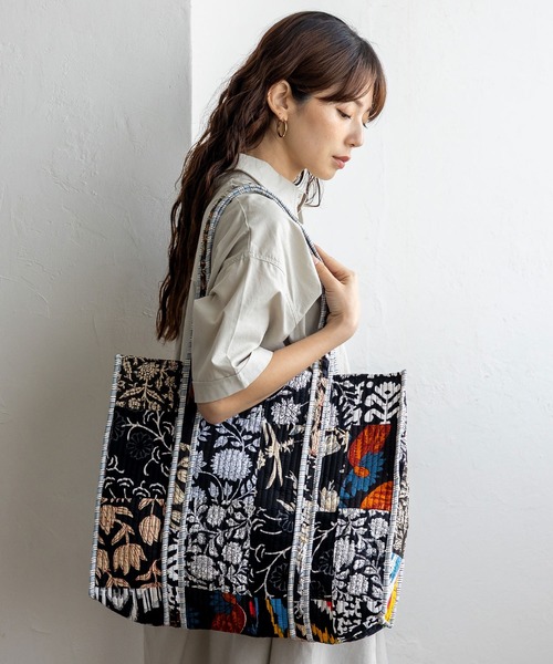 VitaFelice（ヴィータフェリーチェ） トートバッグ カラフルパッチ