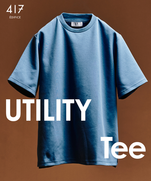 服/ファッション Tee 417 EDIFICE（フォーワンセブンエディフィス） tシャツ utility