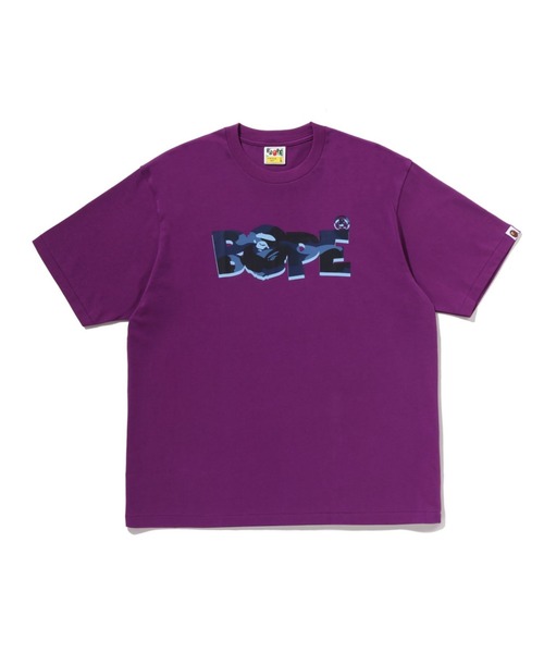 tシャツ COLOR CAMO BAPE LOGO RELAXED FIT TEE メンズ レディースの画像