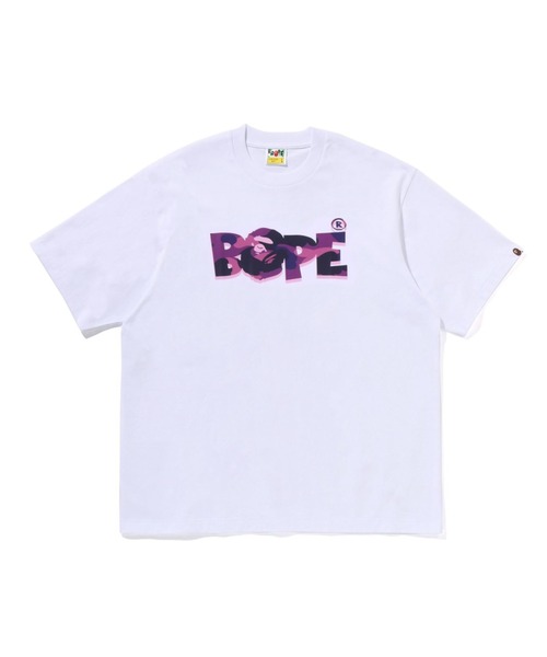 tシャツ COLOR CAMO BAPE LOGO RELAXED FIT TEE メンズ レディースの画像