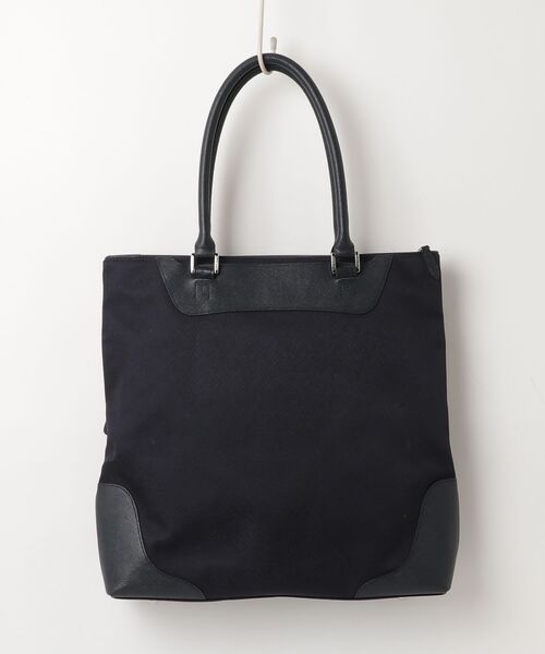 ペッレモルビダ　トートバッグ　ネイビー　シボ PELLE MORBIDA（ペッレ モルビダ） トートバッグ - ネイビー メンズ
