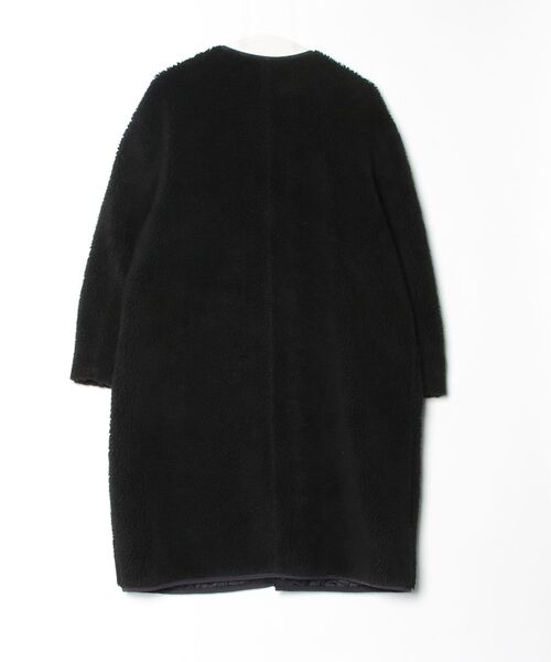 ユナイテッドアローズ　ノーカラーコート36 UNITED ARROWS（ユナイテッドアローズ） ノーカラーコート 36 ブラック