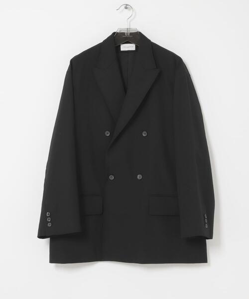 コート ジャケット new basic　HIGH TWIST WOOL W JACKET メンズの画像