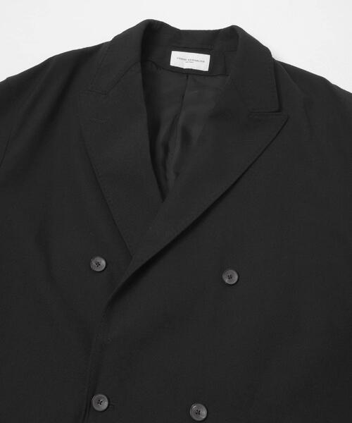 コート ジャケット new basic　HIGH TWIST WOOL W JACKET メンズの画像