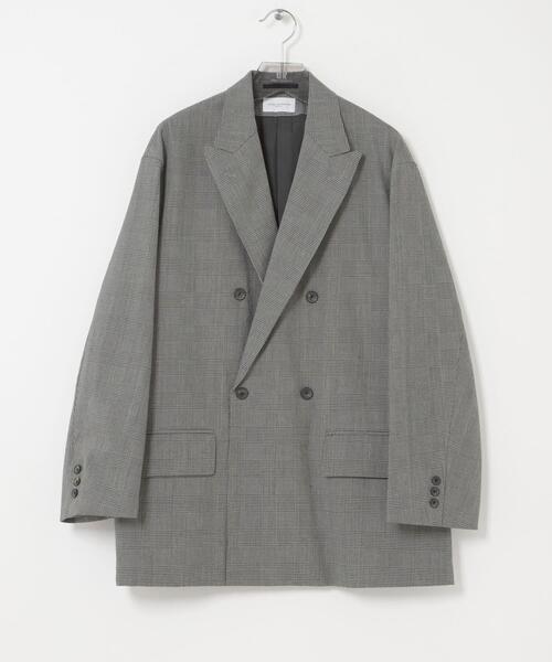 コート ジャケット new basic　HIGH TWIST WOOL W JACKET メンズの画像