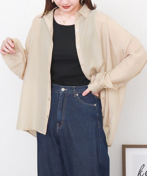 libelle more（リベル モア） ブラウス シャツ タンクセットオーバー