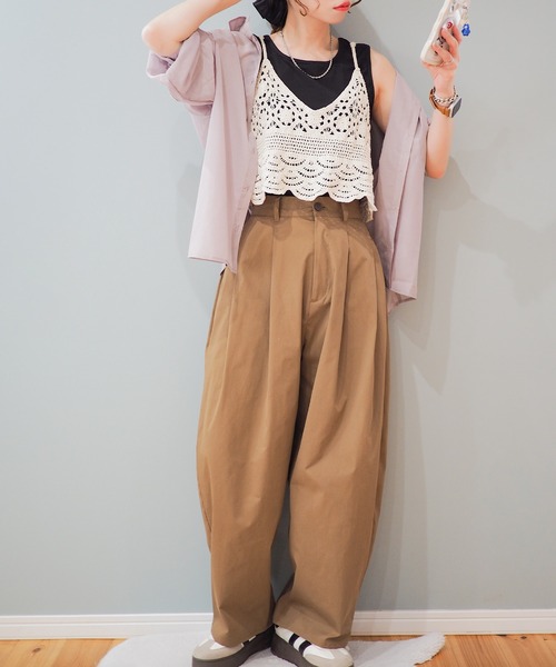 libelle more（リベル モア） ブラウス シャツ タンクセットオーバー