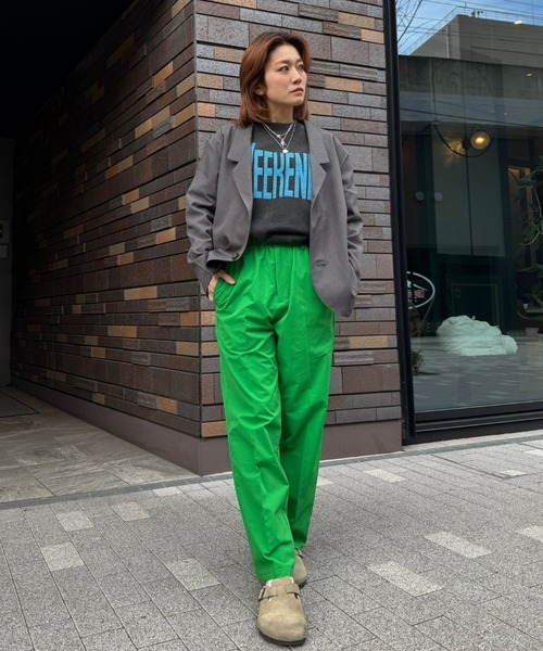 ジャケット テーラードジャケット soglia/ソリア　RELAXING MELANGE JACKET レディースの画像