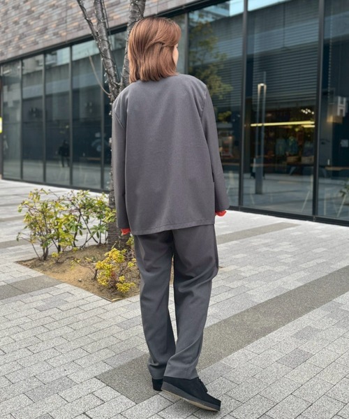 ジャケット テーラードジャケット soglia/ソリア　RELAXING MELANGE JACKET レディースの画像