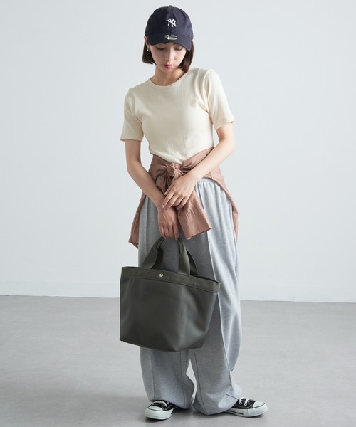 「A by MAGASIN DE MODE」 「basictraditional」ハンドバッグ FREE チャコールグレー レディース_画像9
