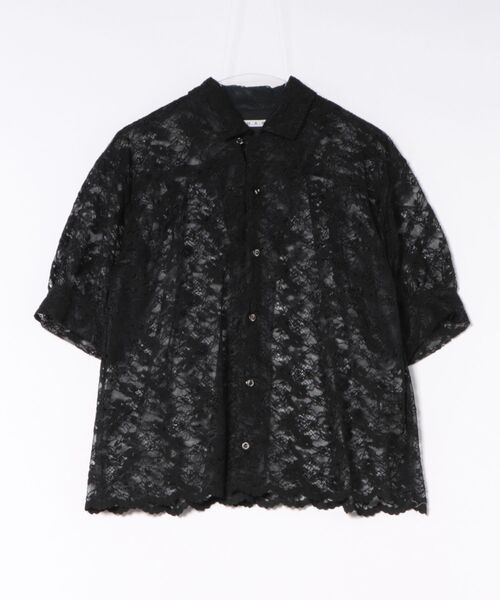 H.A.K（ハク） ブラウス シャツ ヴィンテージラッセルレースシャツ 