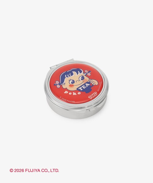 希少★キラキラかわいい★Afternoon Tea ビーズ小物入れ Afternoon Tea（アフタヌーンティー） 収納 ミラー付き小物入れ/Peko