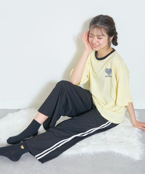 LOVETOXIC 「ルームウェア/パジャマ」半袖ハートバックプリントTシャツ