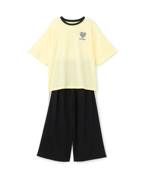 LOVETOXIC 「ルームウェア/パジャマ」半袖ハートバックプリントTシャツ