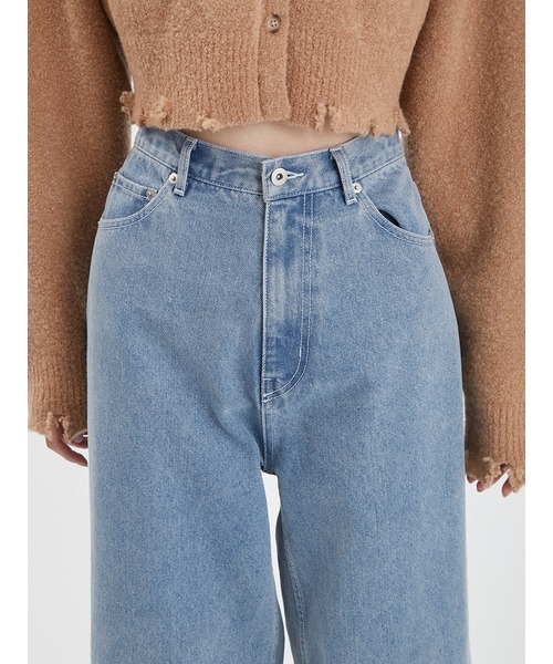 「FURFUR」 デニムパンツ 0 ブルー レディース_画像7
