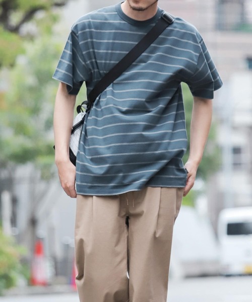 「EKAL」 半袖Tシャツ MEDIUM ネイビー メンズ_画像2