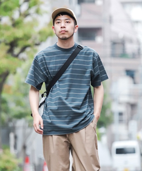 「EKAL」 半袖Tシャツ MEDIUM ネイビー メンズ_画像3
