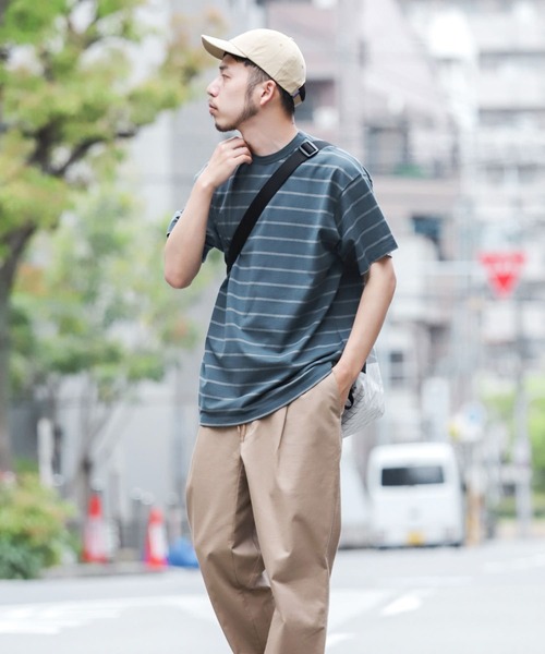 「EKAL」 半袖Tシャツ MEDIUM ネイビー メンズ_画像4