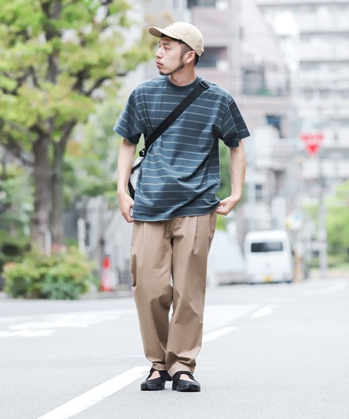 「EKAL」 半袖Tシャツ MEDIUM ネイビー メンズ_画像5